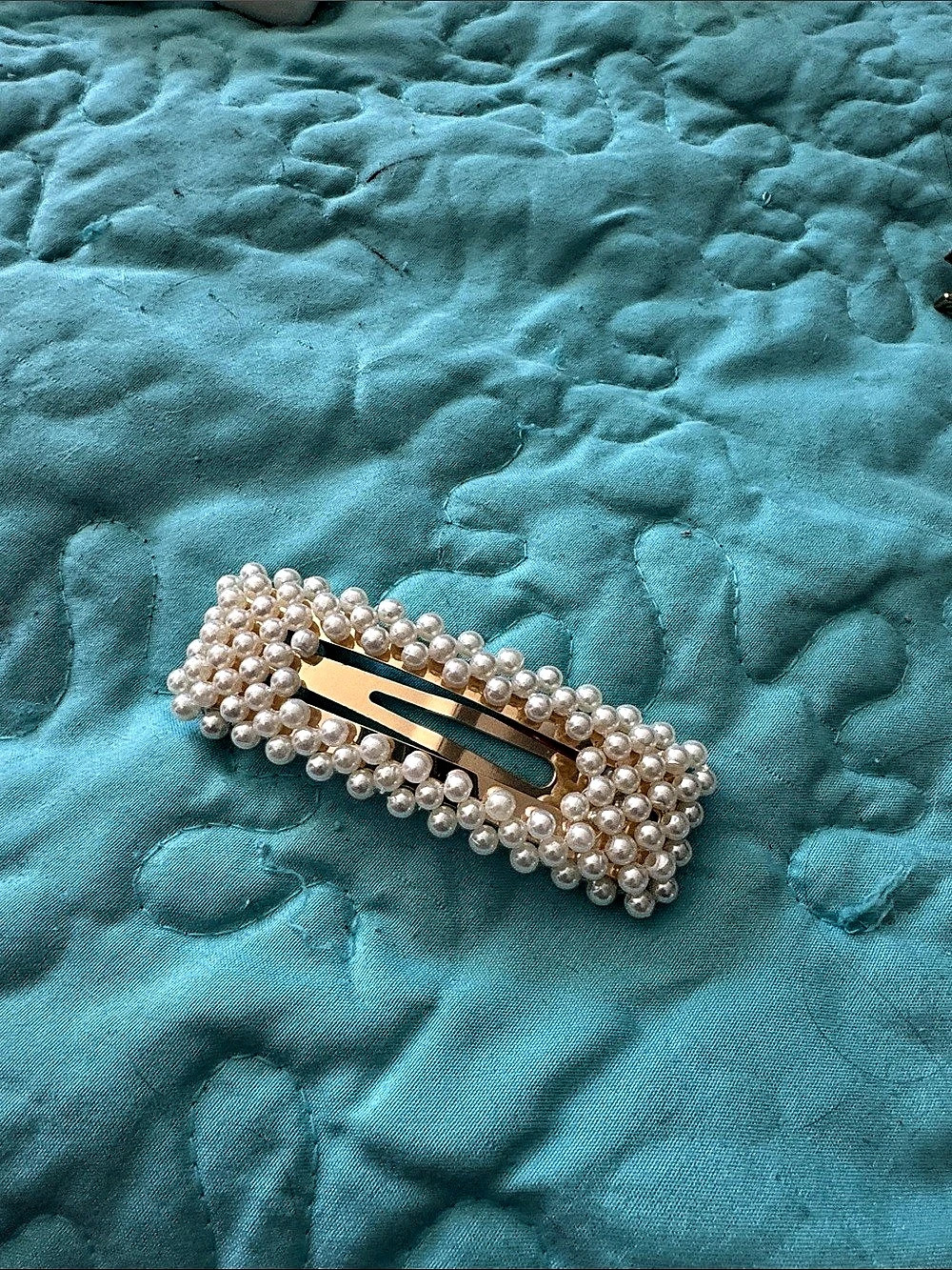 Pearl & Rhinestone Hair Accessories Set - Picture 3 of 6
